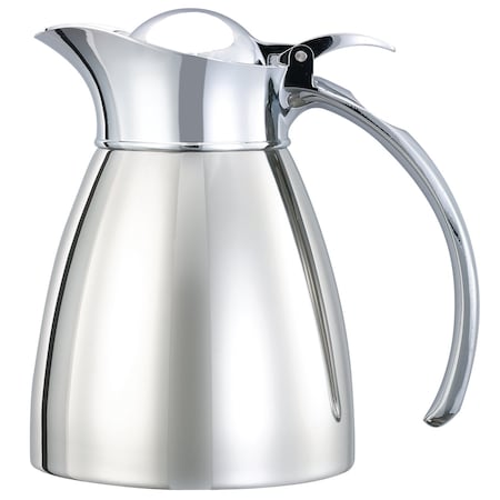 Service Ideas Marquette Series Vacuum Insulated Carafe, Stainless Vacuum, 10 Ounce, Polished MAR03PS